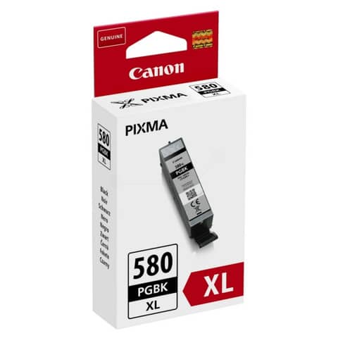 Cartuccia inkjet alta capacità ink pigmentato PGI-580PGBK XL Canon nero 2024C001